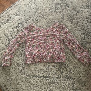 Loft Long Sleeve Floral Top